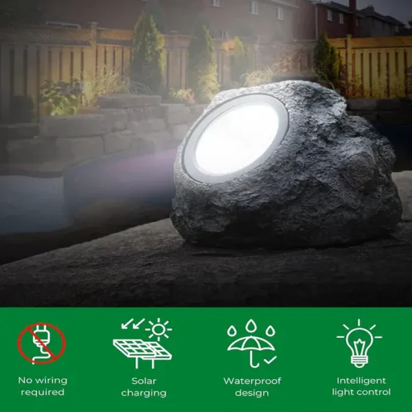 Solar Rock Light