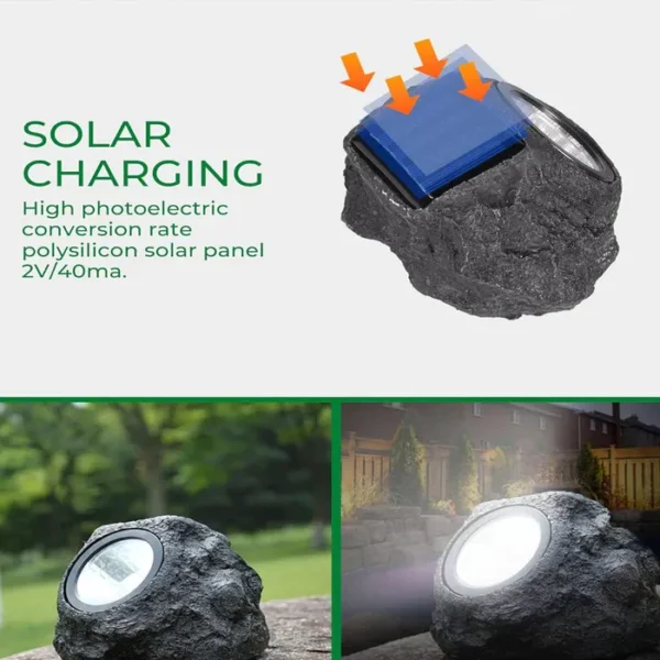 Solar Rock Light